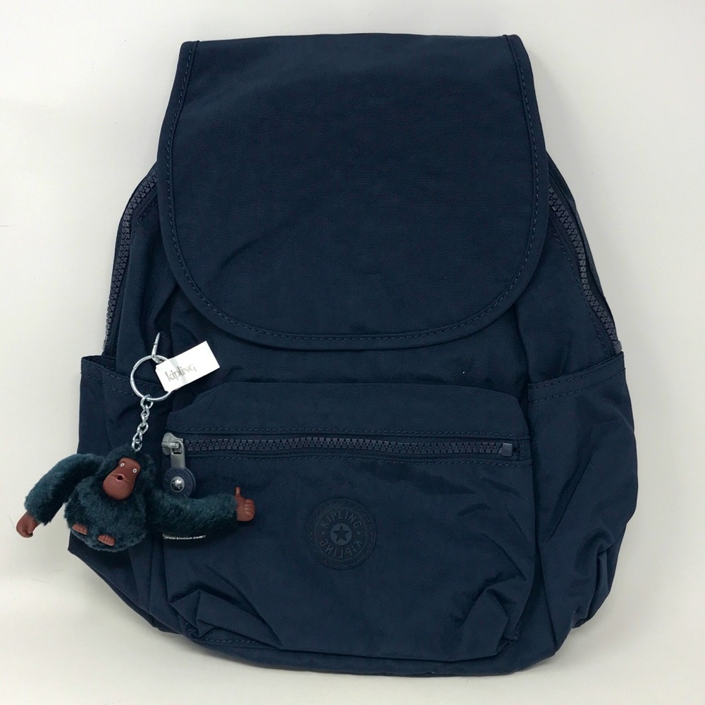 Kipling KI1945 4DX Ezra Backpack, Size S - Blue Tonal
